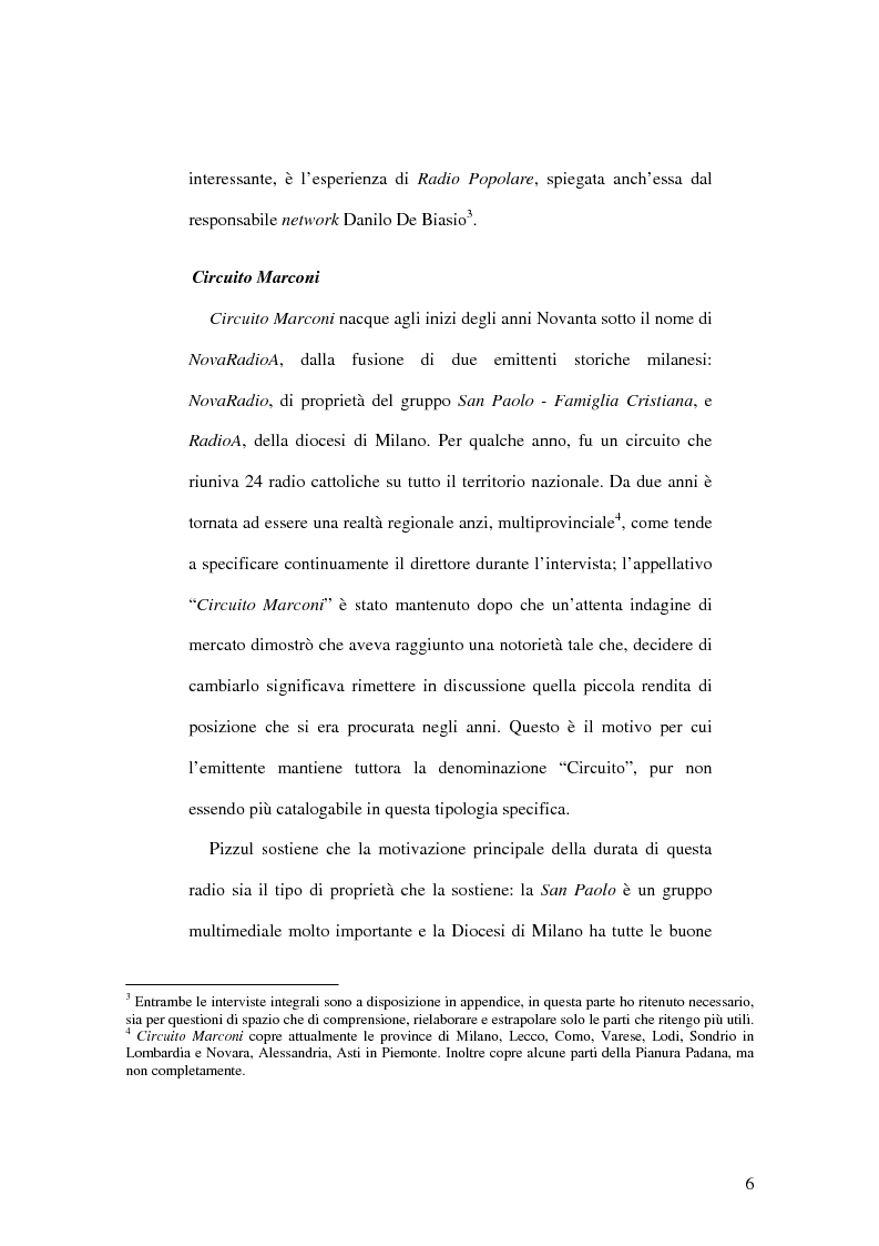 Anteprima della tesi: Radio Adamello. Struttura e offerta di una radio locale in Lombardia, Pagina 6