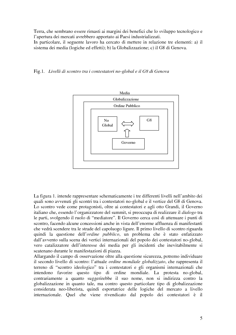 Anteprima della tesi: Tematizzare il G8. Il dibattito sul vertice di Genova nei media, Pagina 2