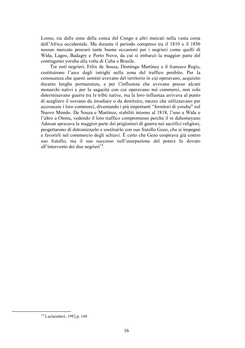 Anteprima della tesi: La santeria. Credenze e pratiche rituali di una religione afrocubana, Pagina 13