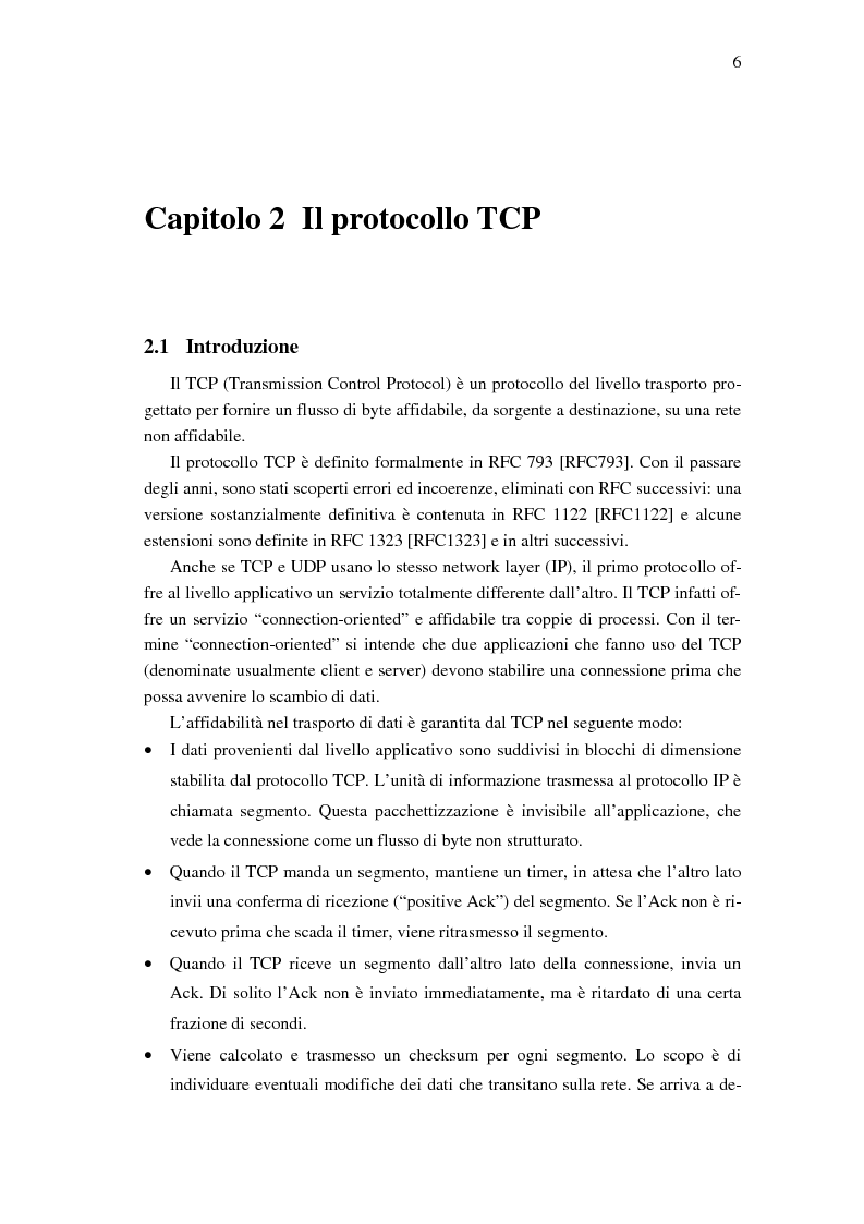 Anteprima della tesi: Analisi dell'avvio del TCP su canali satellitari a larga banda, Pagina 5