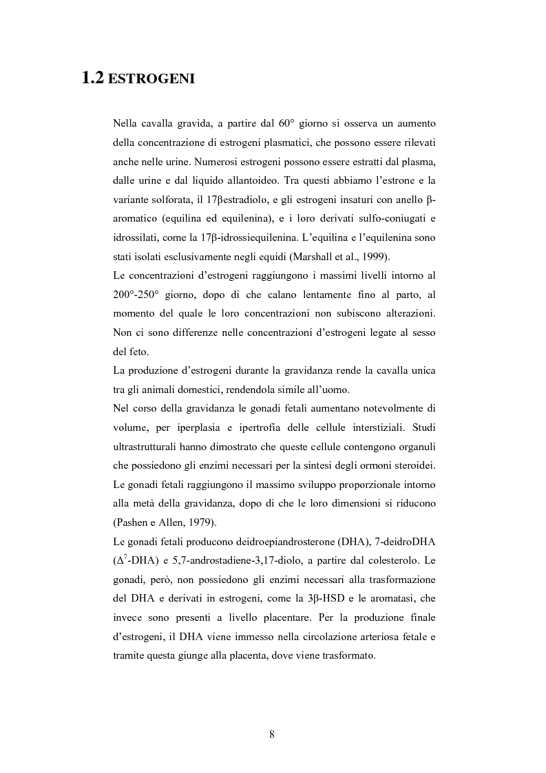 Anteprima della tesi: Andamento dei livelli plasmatici di ACTH e cortisolo nel puledro neonato setticemico, Pagina 6