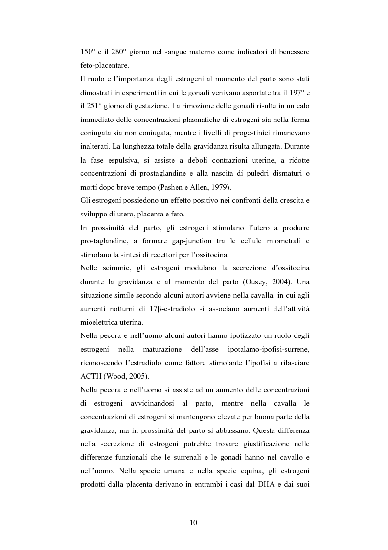Anteprima della tesi: Andamento dei livelli plasmatici di ACTH e cortisolo nel puledro neonato setticemico, Pagina 8