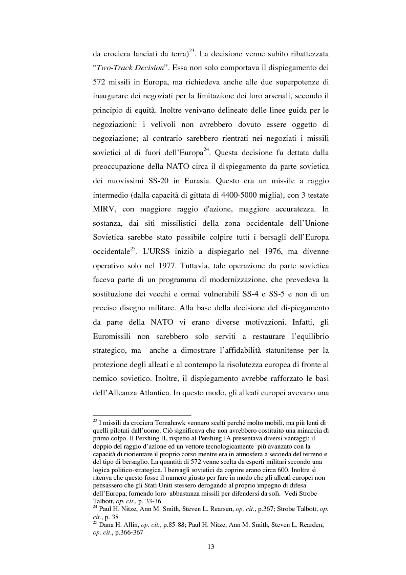 Anteprima della tesi: Gli USA e la difesa strategica: da Ronald Reagan a George W. Bush, Pagina 13