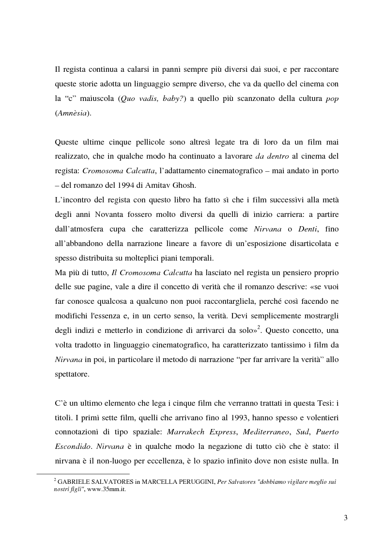 Anteprima della tesi: Contaminazioni tra generi e stili: il cinema di Gabriele Salvatores, Pagina 3