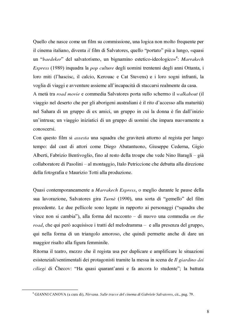 Anteprima della tesi: Contaminazioni tra generi e stili: il cinema di Gabriele Salvatores, Pagina 8