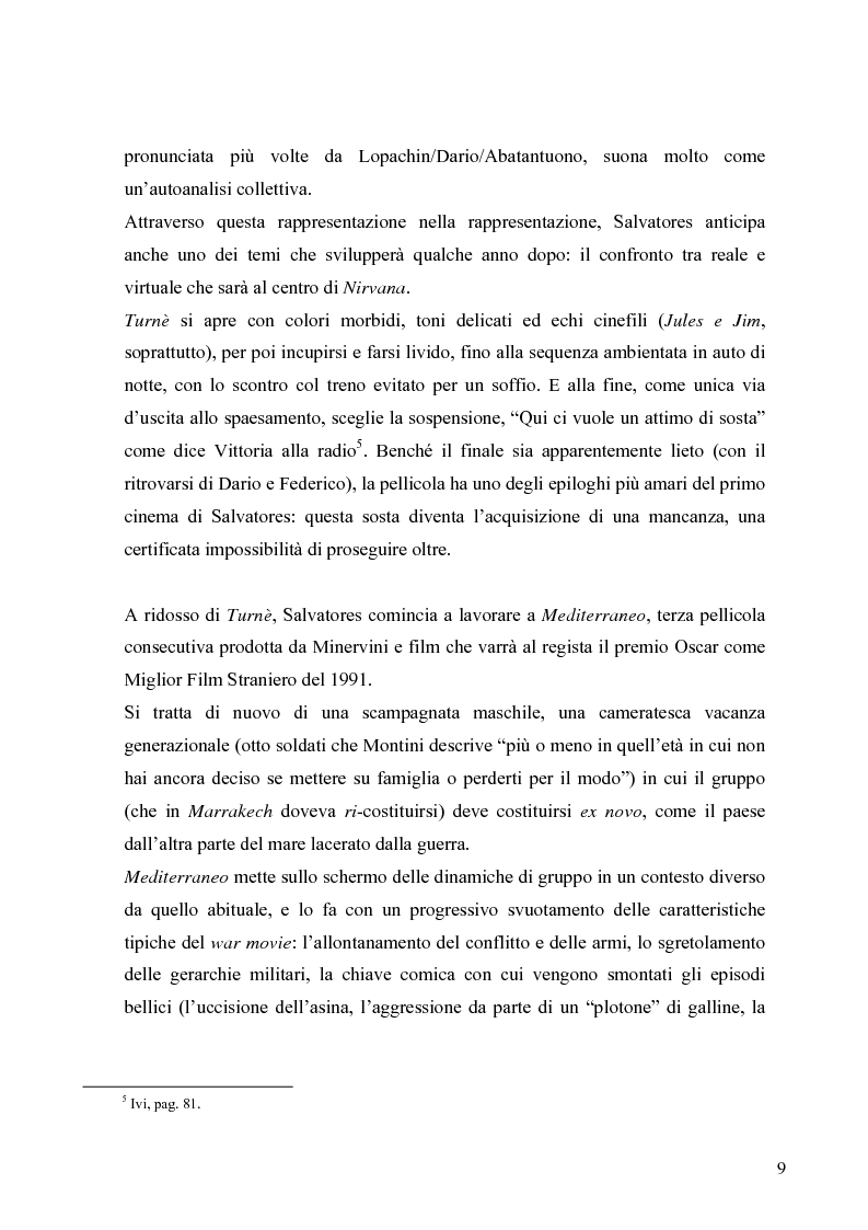 Anteprima della tesi: Contaminazioni tra generi e stili: il cinema di Gabriele Salvatores, Pagina 9