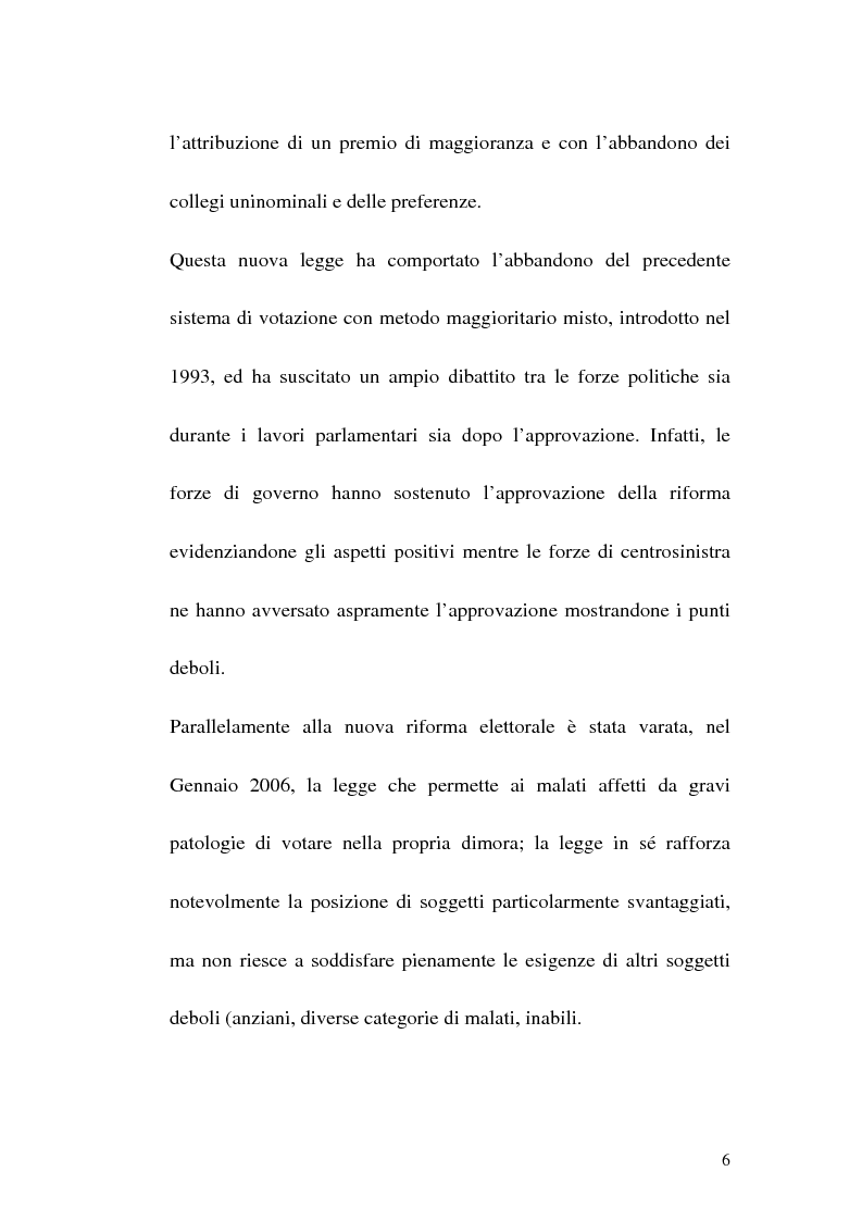 Anteprima della tesi: Legge elettorale, voto per corrispondenza e nuove tecnologie, Pagina 4
