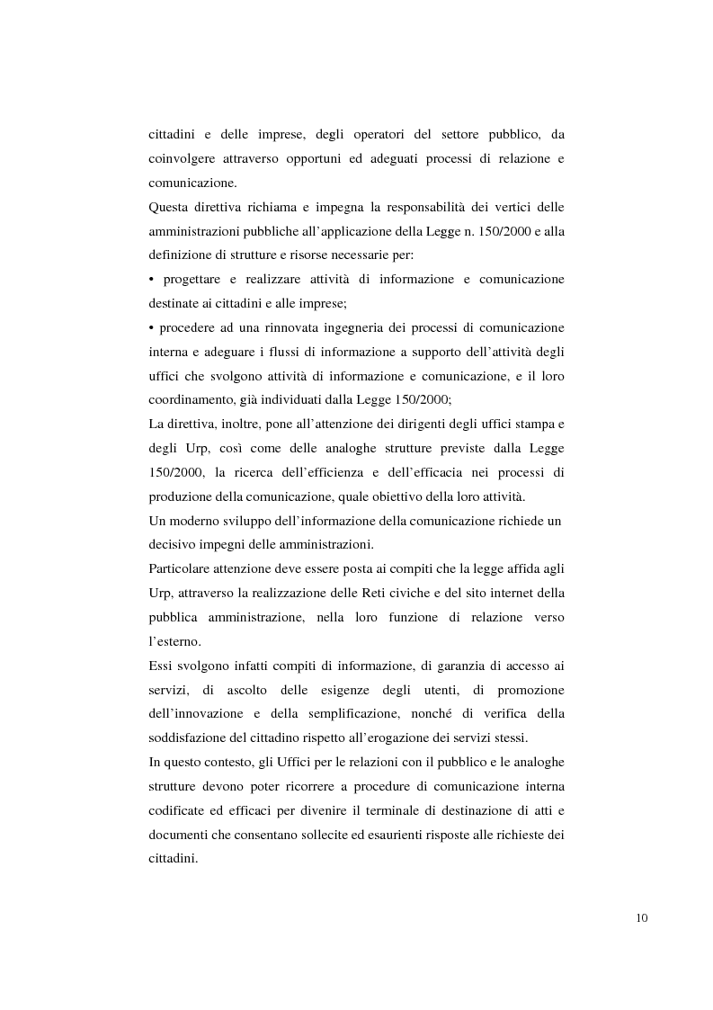 Anteprima della tesi: Pubblica amministrazione e partecipazione. Quale amministrazione e per quale partecipazione., Pagina 10