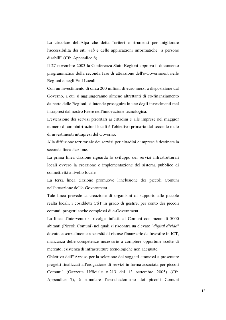 Anteprima della tesi: Pubblica amministrazione e partecipazione. Quale amministrazione e per quale partecipazione., Pagina 12