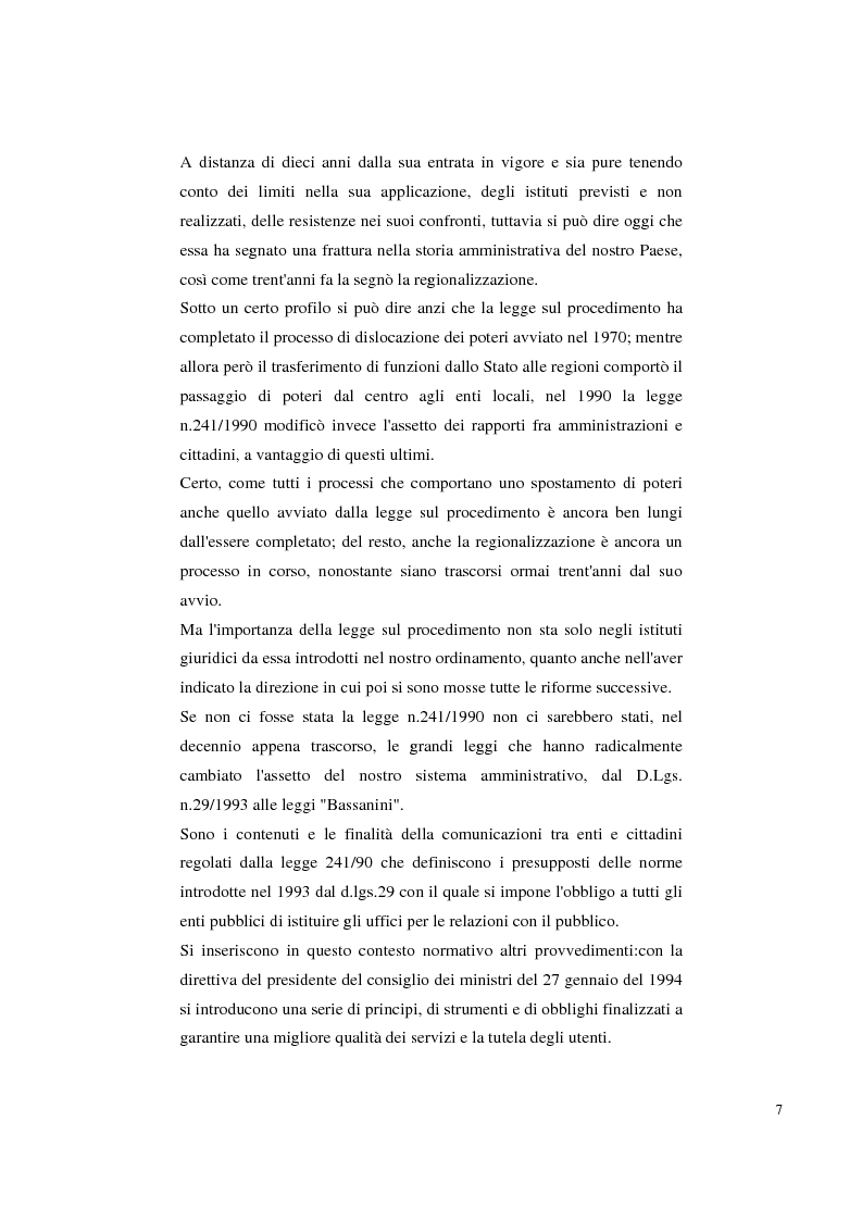Anteprima della tesi: Pubblica amministrazione e partecipazione. Quale amministrazione e per quale partecipazione., Pagina 7