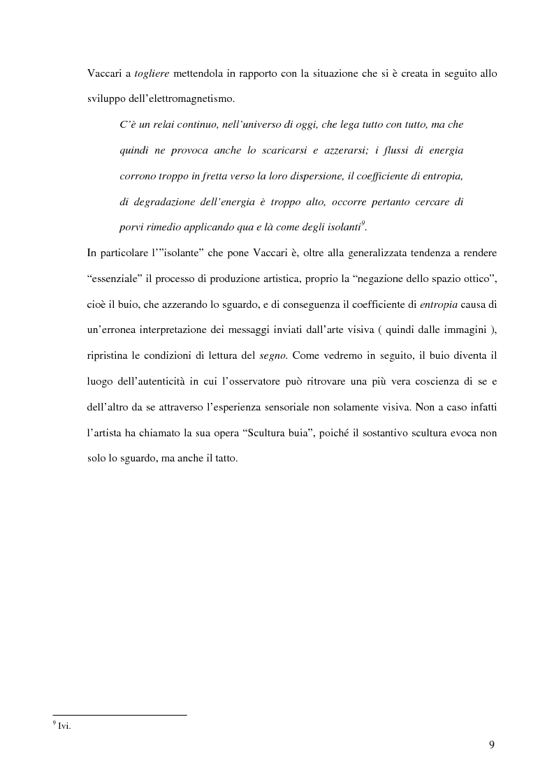 Anteprima della tesi: La fotografia in Franco Vaccari: dalla contemplazione all'azione, Pagina 9