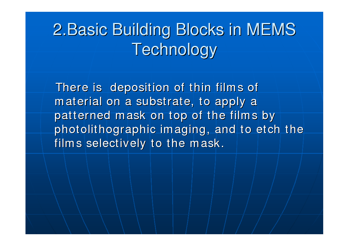 Anteprima della tesi: Micro Electro Mechanical Systems (MEMS): A Ready Vision To Technology, Pagina 4