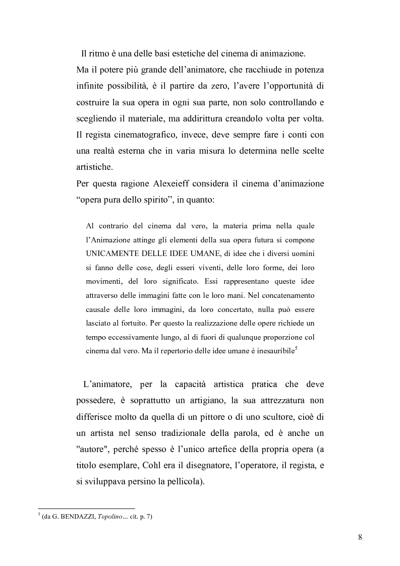 Anteprima della tesi: L'altra animazione: il cinema dei pupazzi e degli oggetti animati, Pagina 7