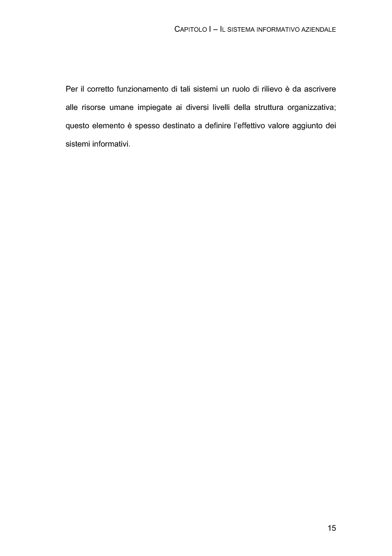 Anteprima della tesi: L'evoluzione dei sistemi informativi aziendali - Gli Erp dalla teoria all'implementazione, Pagina 10