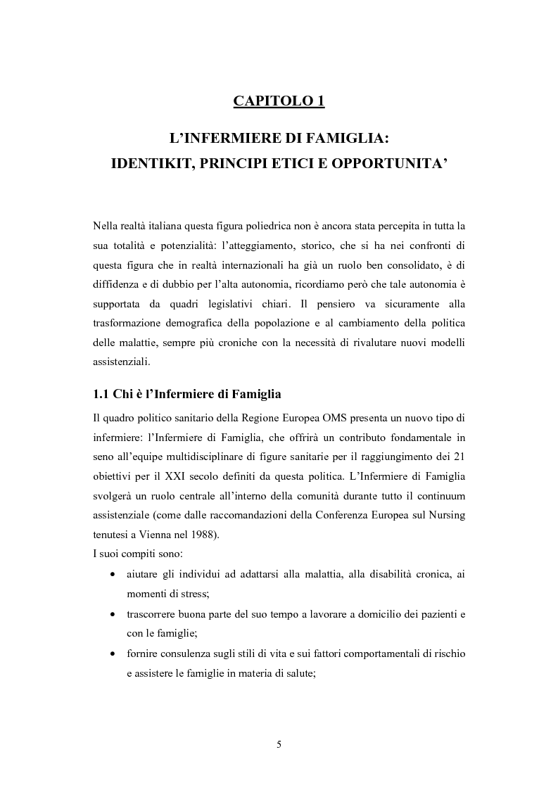 Anteprima della tesi: L'infermiere di famiglia: uno sguardo altrove - Revisione narrativa della letteratura, Pagina 3
