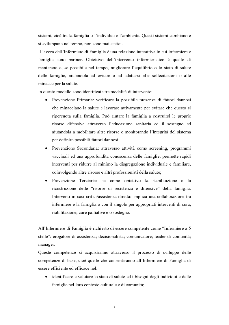 Anteprima della tesi: L'infermiere di famiglia: uno sguardo altrove - Revisione narrativa della letteratura, Pagina 6
