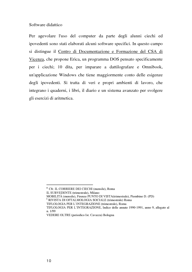 Anteprima della tesi: Tecnologie per un alunno, Pagina 5