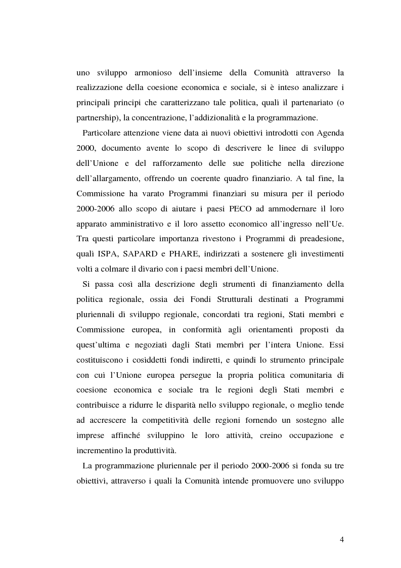 Anteprima della tesi: La disciplina degli aiuti alle piccole e medie imprese nell'Unione Europea, Pagina 4
