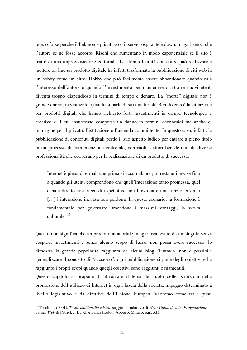 Anteprima della tesi: Bambini nel web: un'indagine sugli aspetti sociologici, psicologici e comunicativi, Pagina 14