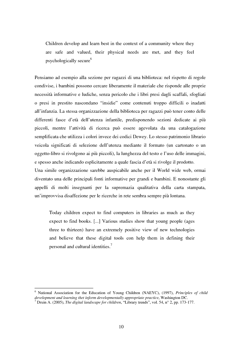 Anteprima della tesi: Bambini nel web: un'indagine sugli aspetti sociologici, psicologici e comunicativi, Pagina 4
