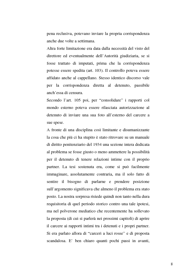 Anteprima della tesi: Il detenuto e i suoi affetti, Pagina 8