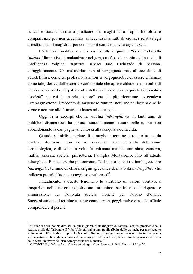 Anteprima della tesi: La famiglia mafiosa e le donne, Pagina 6