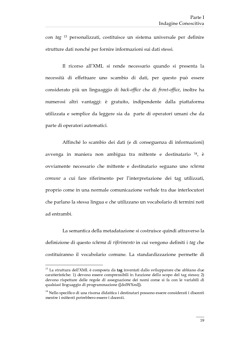 Anteprima della tesi: Qualità di Learning Object Repository. Valutazione degli aspetti architetturali, Pagina 12