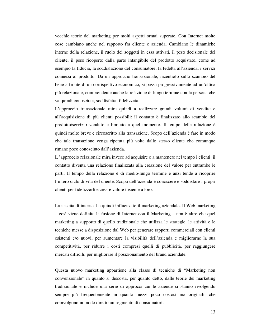 Anteprima della tesi: Il web marketing in italia e gli strumenti a disposizione delle imprese. Applicazione reale di search engine marketing, Pagina 5
