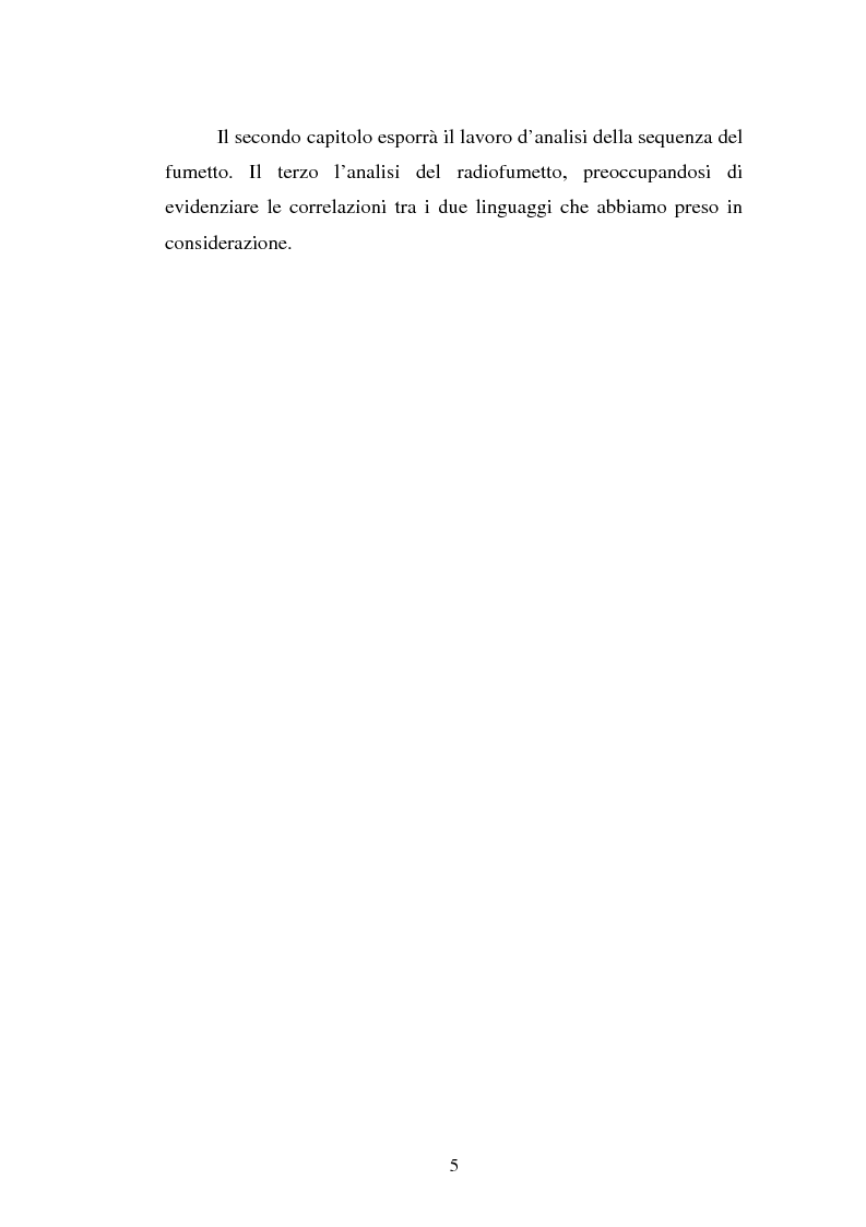 Anteprima della tesi: Dylan Dog alla radio. Analisi di una traduzione intersemiotica., Pagina 3