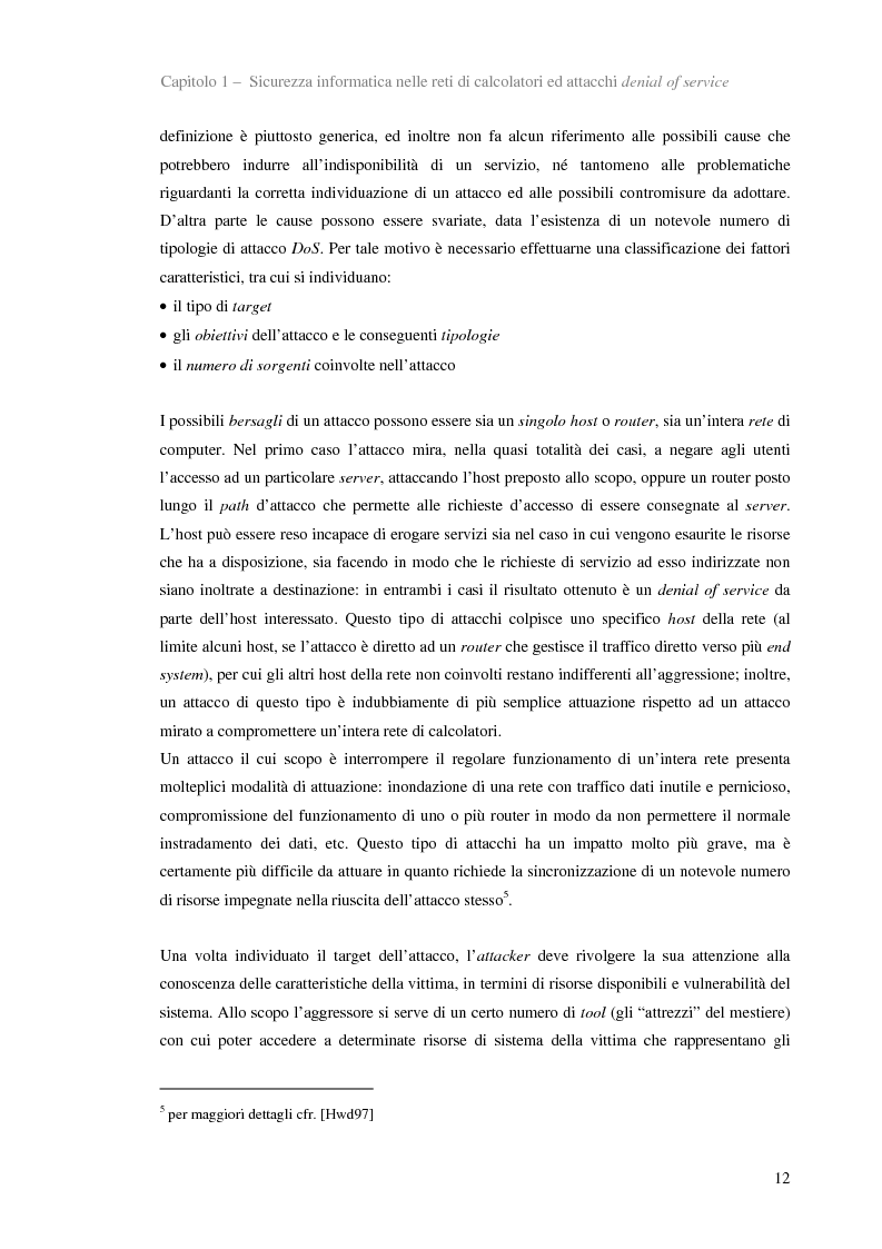 Anteprima della tesi: Implementazione e validazione di un protocollo di rete per la reazione alle intrusioni in reti di calcolatori, Pagina 5