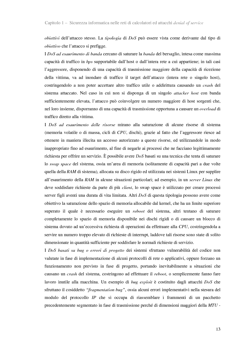 Anteprima della tesi: Implementazione e validazione di un protocollo di rete per la reazione alle intrusioni in reti di calcolatori, Pagina 6