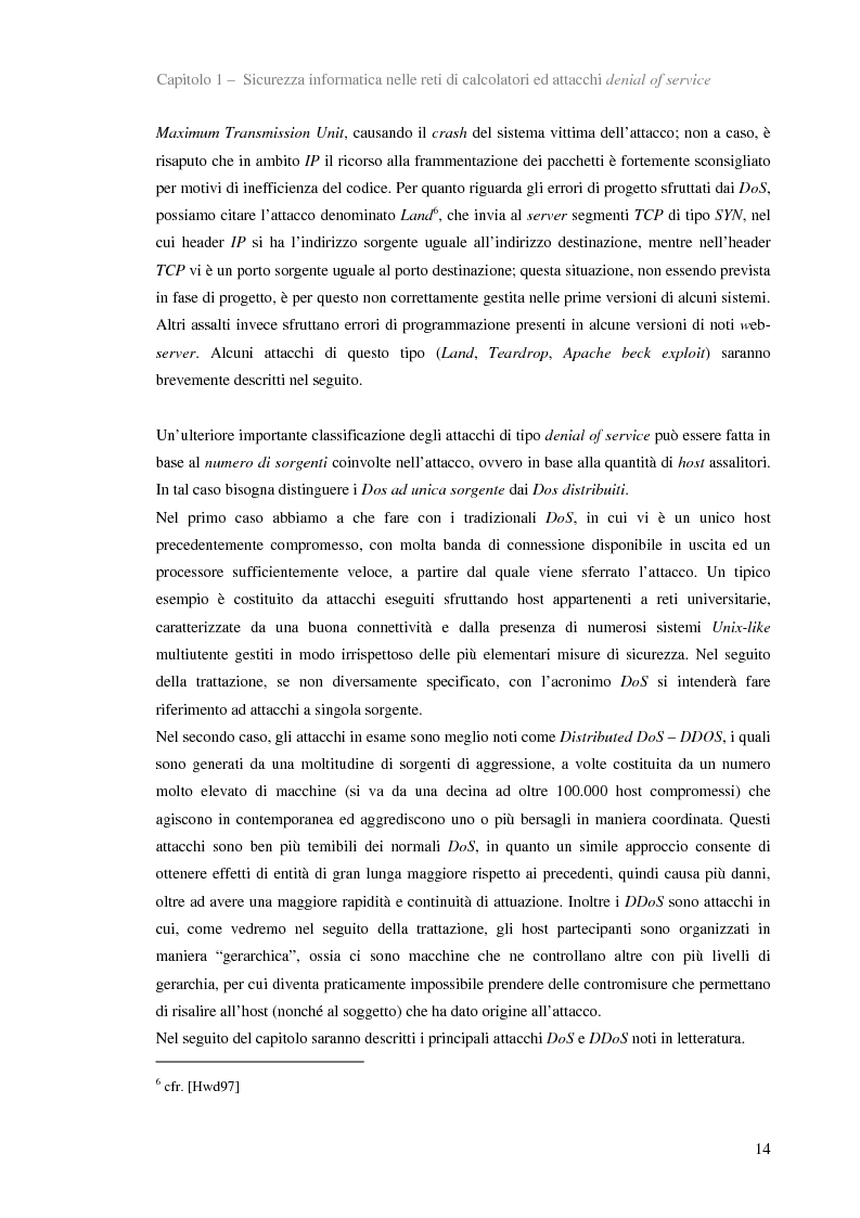 Anteprima della tesi: Implementazione e validazione di un protocollo di rete per la reazione alle intrusioni in reti di calcolatori, Pagina 7