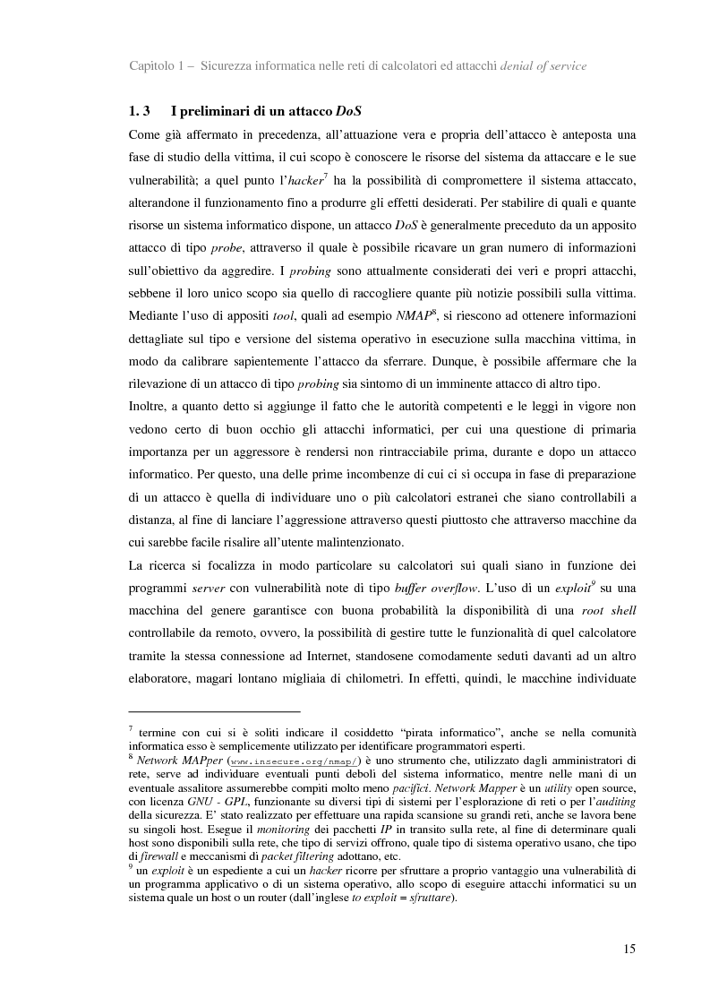 Anteprima della tesi: Implementazione e validazione di un protocollo di rete per la reazione alle intrusioni in reti di calcolatori, Pagina 8