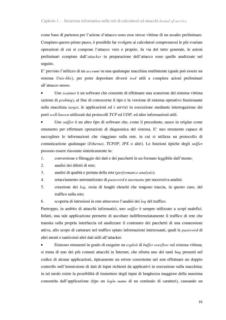Anteprima della tesi: Implementazione e validazione di un protocollo di rete per la reazione alle intrusioni in reti di calcolatori, Pagina 9