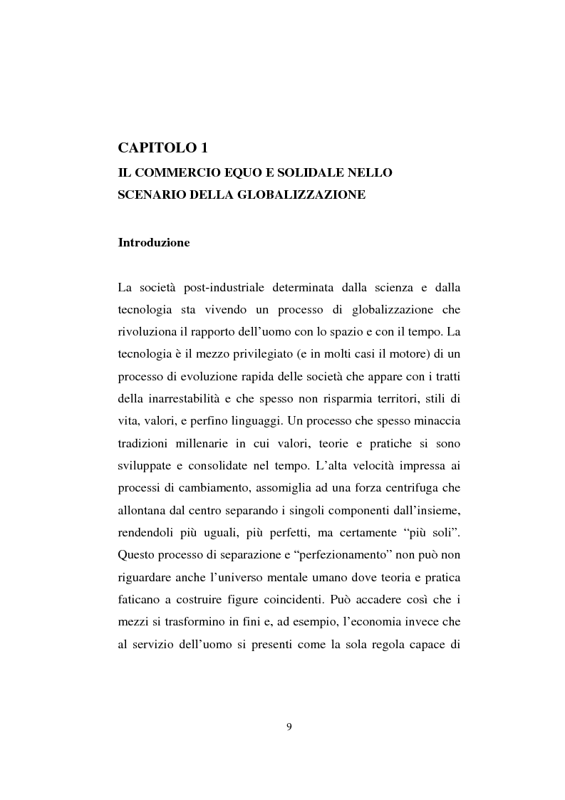 Anteprima della tesi: Commercio Equo e Solidale: conseguenze e impatto sullo sviluppo sostenibile, Pagina 5