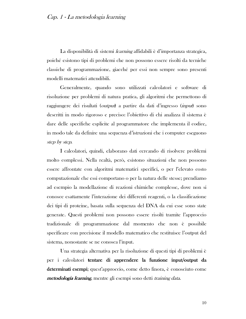 Anteprima della tesi: Classification techniques of protein spectra for the diagnosis of prostate cancer, Pagina 10