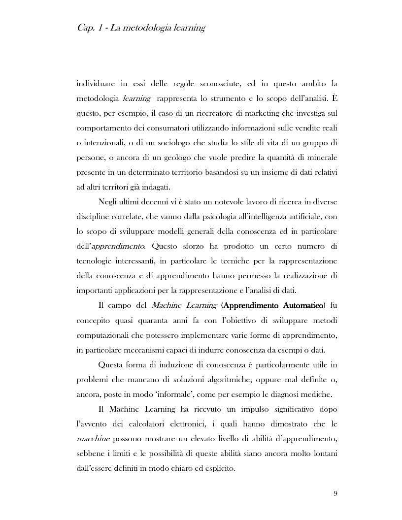 Anteprima della tesi: Classification techniques of protein spectra for the diagnosis of prostate cancer, Pagina 9