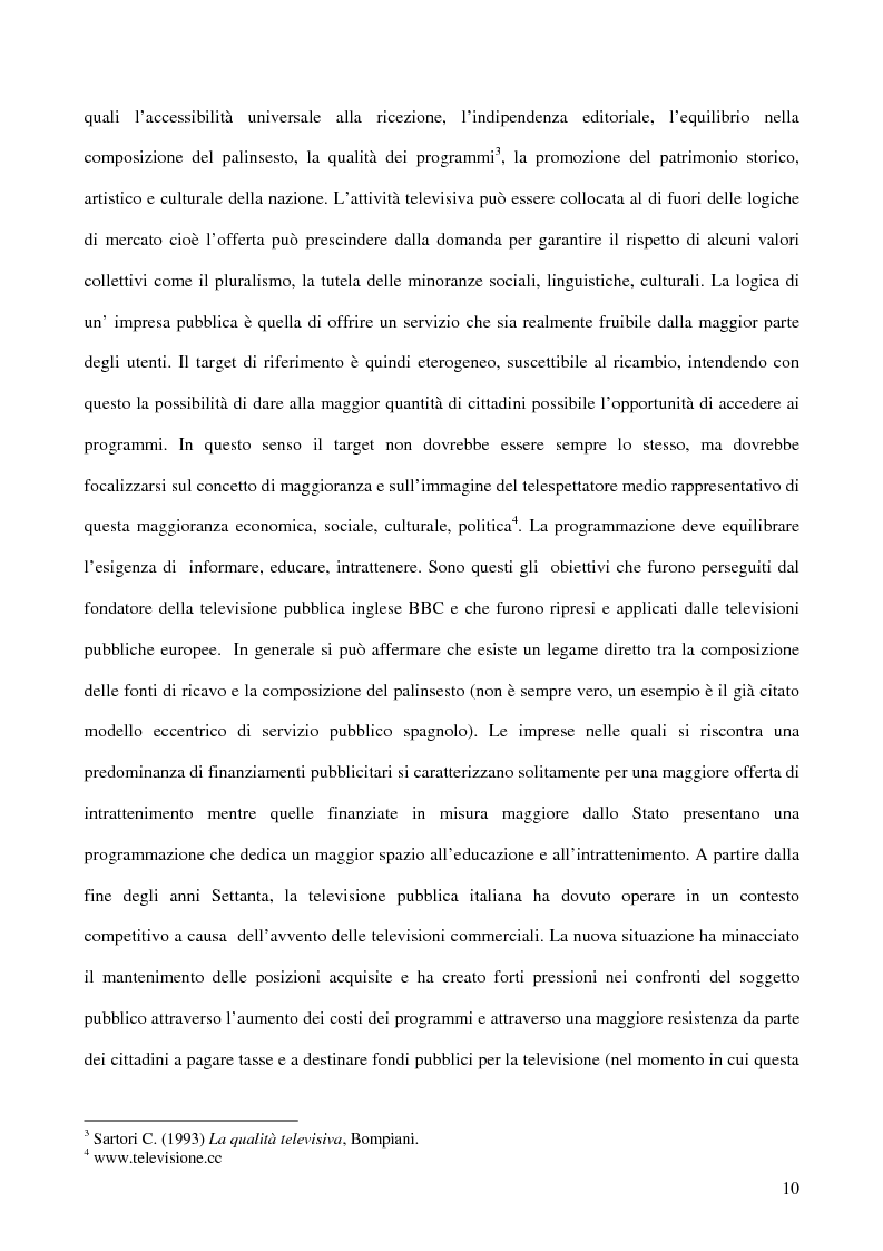 Anteprima della tesi: Il marketing in contesti non tradizionali: il mercato televisivo italiano, Pagina 7