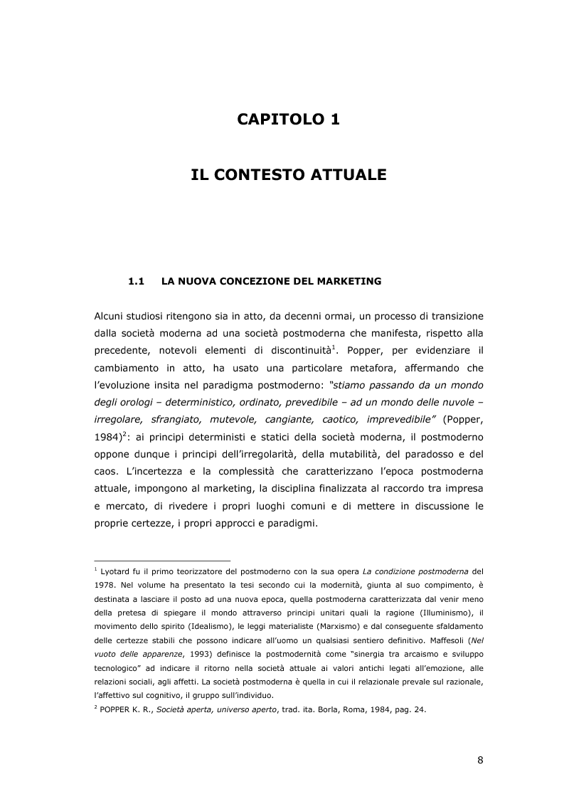 Anteprima della tesi: La comunicazione integrata come fonte dell’immagine di marca. Una verifica empirica: il caso Barilla., Pagina 3
