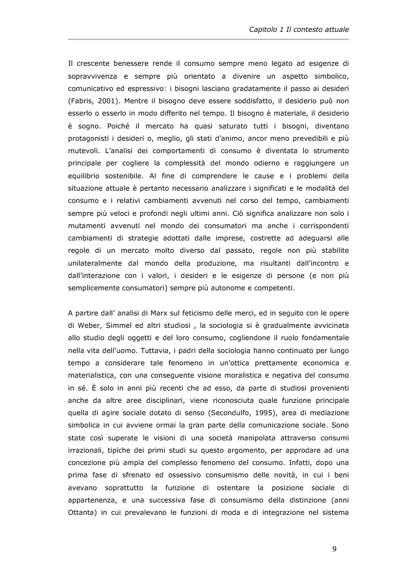Anteprima della tesi: La comunicazione integrata come fonte dell’immagine di marca. Una verifica empirica: il caso Barilla., Pagina 4