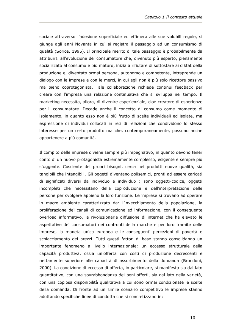 Anteprima della tesi: La comunicazione integrata come fonte dell’immagine di marca. Una verifica empirica: il caso Barilla., Pagina 5