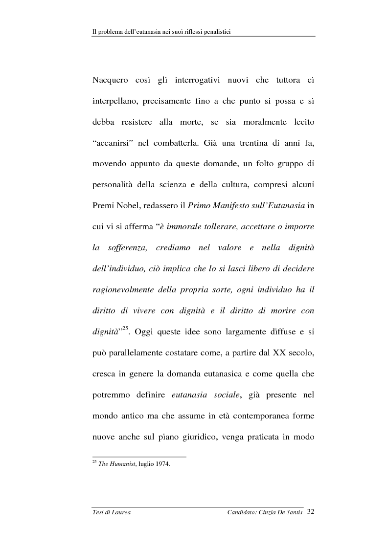 Anteprima della tesi: Il problema dell'eutanasia nei suoi riflessi penalistici, Pagina 11