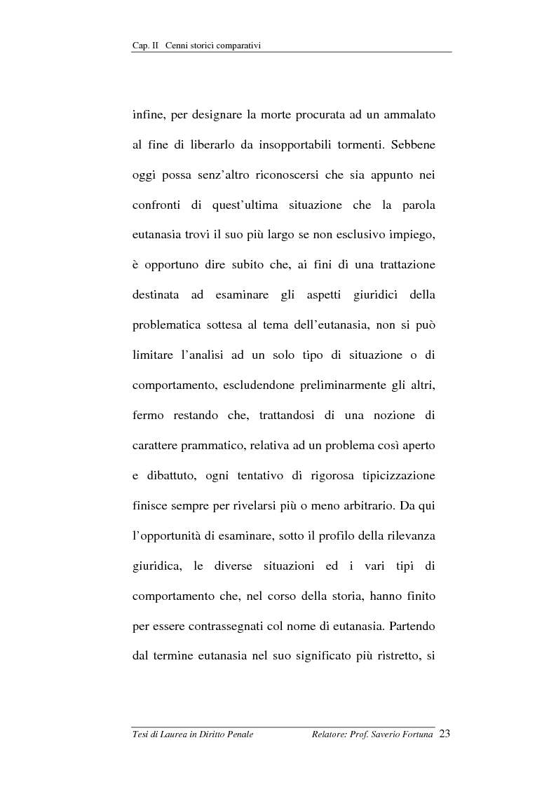 Anteprima della tesi: Il problema dell'eutanasia nei suoi riflessi penalistici, Pagina 2