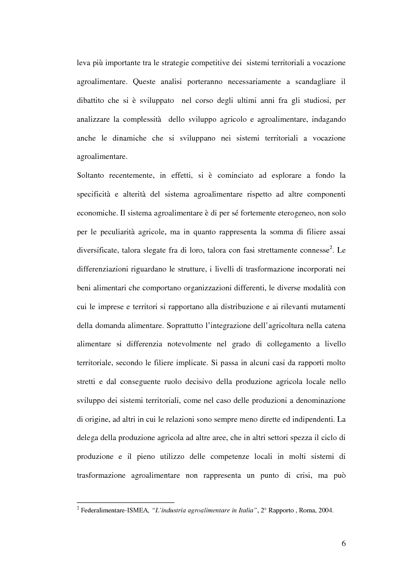Anteprima della tesi: Innovazione e competitività nei sistemi agroalimentari: il ruolo delle politiche dell'Unione Europea, Pagina 6