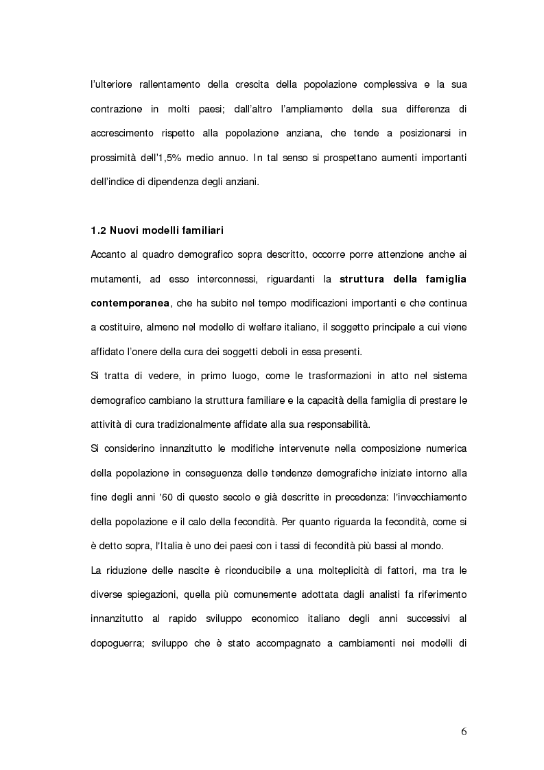 Anteprima della tesi: Lavoro di cura domiciliare e immigrazione femminile: quali prospettive di politica sociale?, Pagina 12