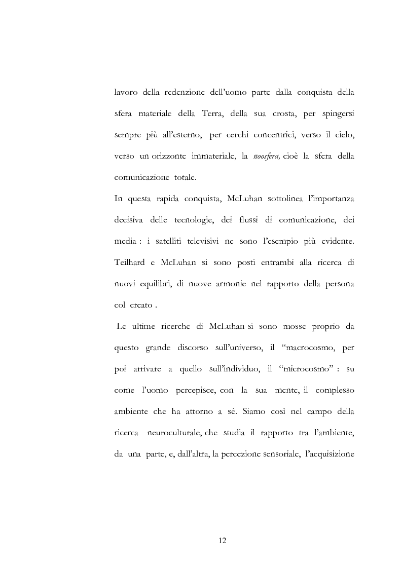 Anteprima della tesi: Marshall McLuhan e la comprensione dei media, Pagina 12
