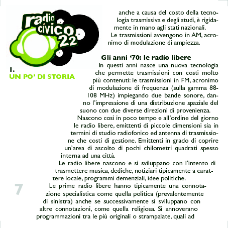 Anteprima della tesi: Radio Civico 22 - WebRadio per Gruppi Musicali Emergenti, Pagina 2