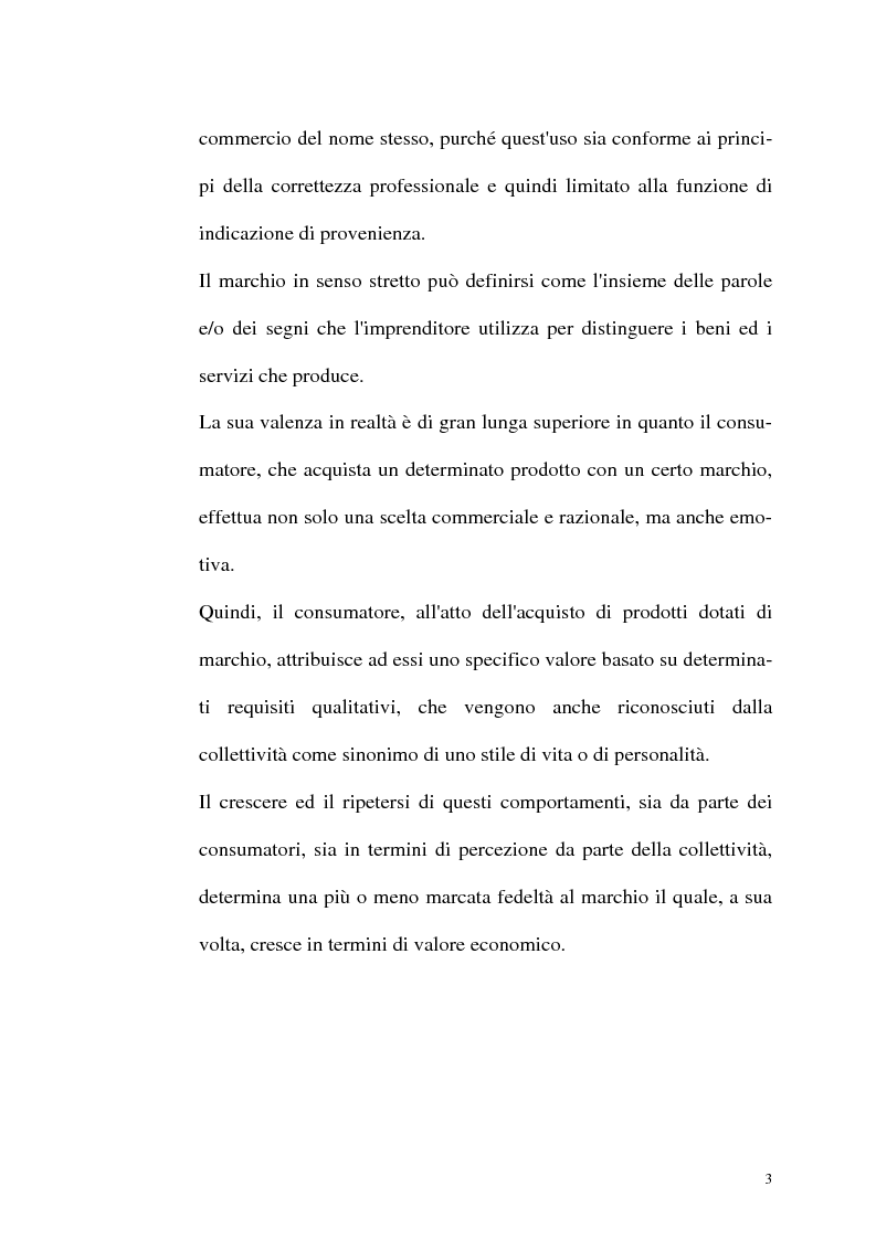 Anteprima della tesi: I marchi a tutela dei prodotti agroalimentari, Pagina 3