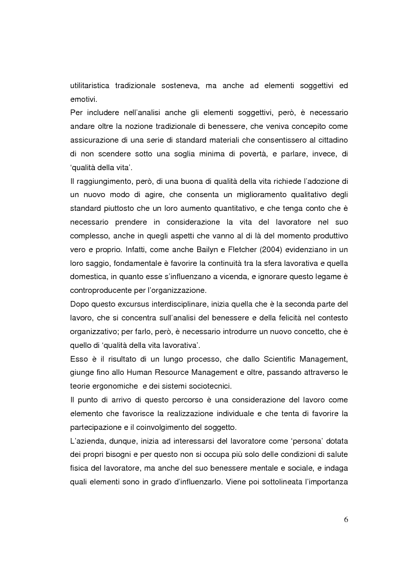 Anteprima della tesi: La felicità e il benessere nelle politiche del personale: un approccio relazionale, Pagina 3