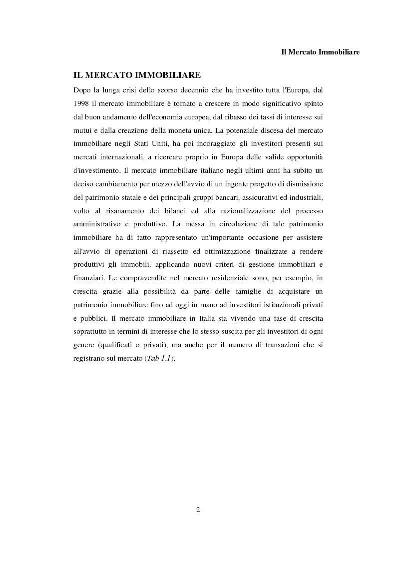 Anteprima della tesi: Fondo immobiliare: possibile leva finanziaria per il rilancio del ''Social Housing'', Pagina 6